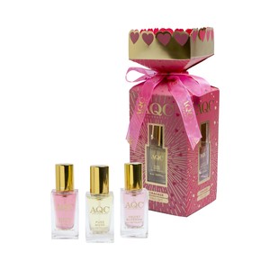 AQC FRAGANCES Cracker Estuche con eau de toilette (agua de colonia) para mujer 3 x 15 ml.