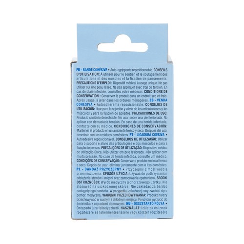 PRODUCTO ALCAMPO Venda autoadherente y reposicionable de 6 cm x 4 m.