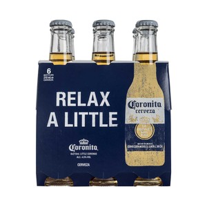 CORONITA Cerveza pack 6 botella x 21 cl.