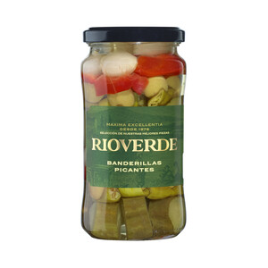 Imagen de RIOVERDE Banderillas picantes frasco de 150 g.