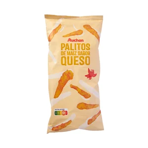 PRODUCTO ALCAMPO Palitos de maíz sabor a queso 100 g.