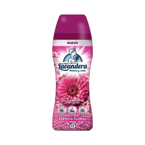 LA ANTIGUA LAVANDERA Perlas de perfume para ropa esencia floral 15 dosis,  210 g.