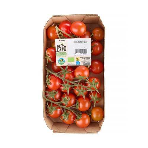 ALCAMPO CULTIVAMOS LO BUENO ECOLÓGICO Tomates cherry rama ecológicos, bandeja 400 g.