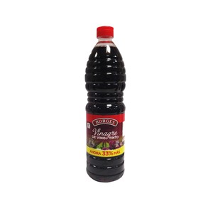BORGES Vinagre de vino tinto botella de 1 l.