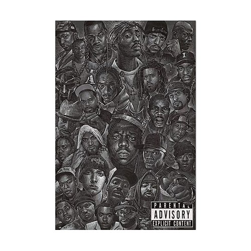 Póster Hip Hop All Stars 61x91,5cm, GRUPO ERIK.