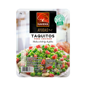 Imagen de NAVIDUL Taquitos de jamón curado sin gluten NAVIDUL 2 x 50 g.