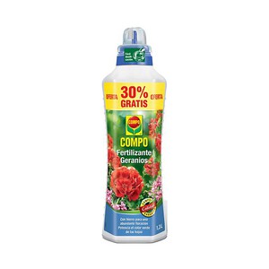 Imagen de Fertilizante para geranios y plantas con flor COMPO 1,3 L.