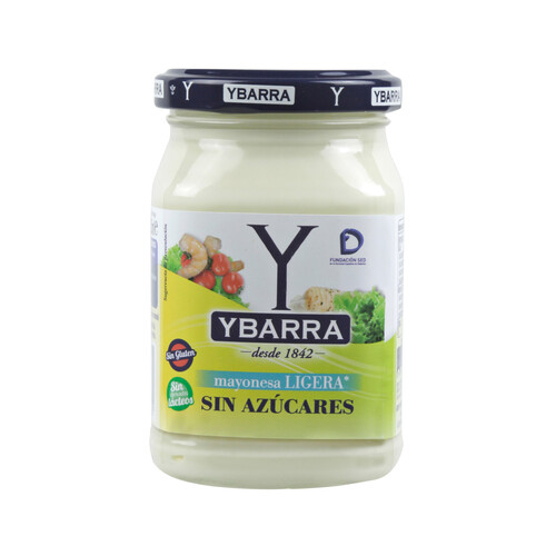 YBARRA Mayonesa ligera sin azúcares añadidos 225 g.