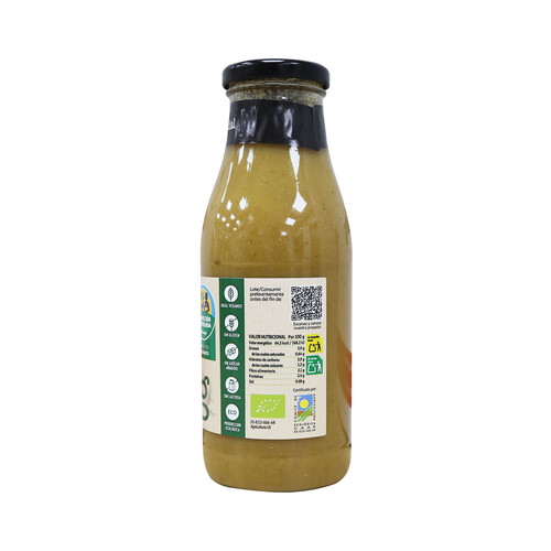 ALCAMPO CULTIVAMOS LO BUENO ECOLÓGICO  Crema de brócoli y garbanzos ecológica  500 ml.