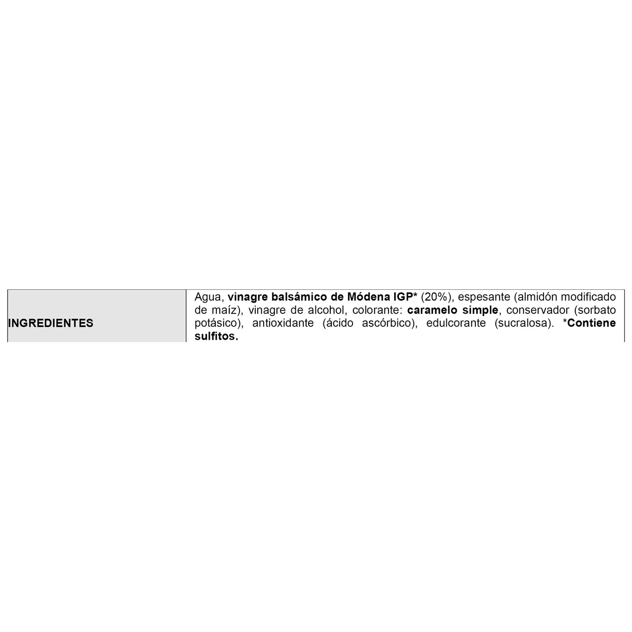 Crema al vinagre balsámico de Módena 250 g.