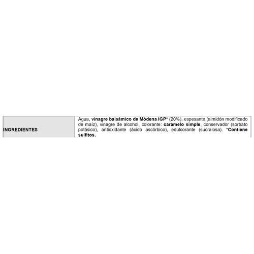 VULPI Crema al vinagre balsámico de Módena 250 g.