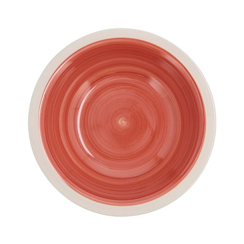 Plato hondo loza de 21,5 cm, carmesi Calypso. QUID