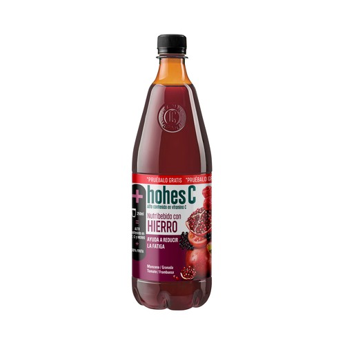 HOHES C Zumo multifrutas nutricional con extra de hierro y vitamina C 1 L.