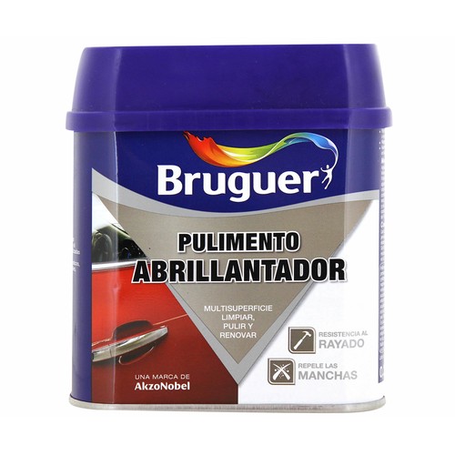 Bote de 0.375 litros de pulimento abrillantador incoloro BRUGUER.