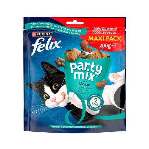 FELIX Snacks gatos Party Mix PURINA FÉLIX 200 g.