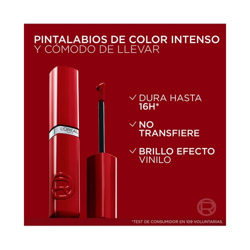 L´ORÉAL PARIS Infaillible laque resistance tono 420 Rouge parís Pintalabios líquido de larga duración.
