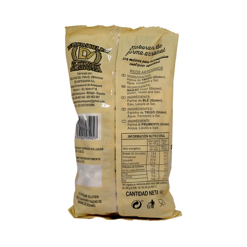 EL OBRADOR DE ANTEQUERA Picos artesanos 140 g.