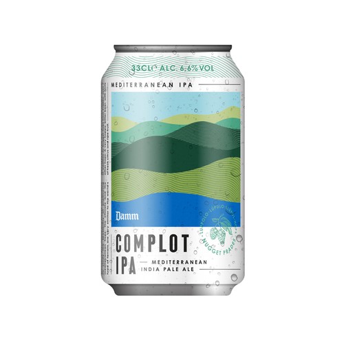 IPA DAMM COMPLOT  Cerveza lata de 33 cl.