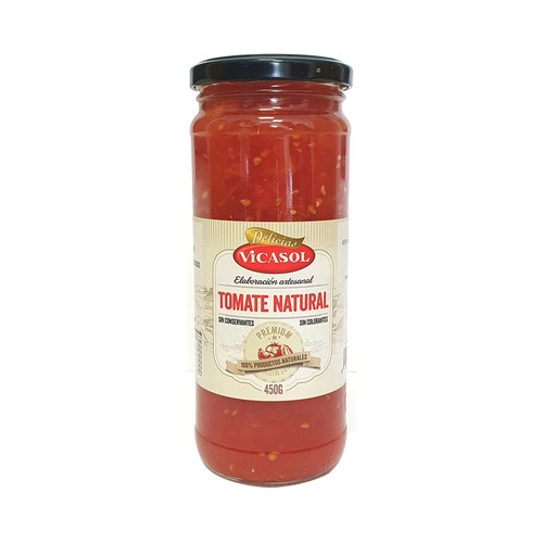 VICASOL Tomate natural 420 g.