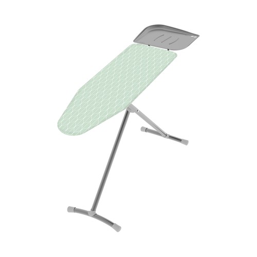 Tabla de planchar regulable en altura hasta 95cm con soporte para centro de planchado, 120x40cm. ACTUEL.