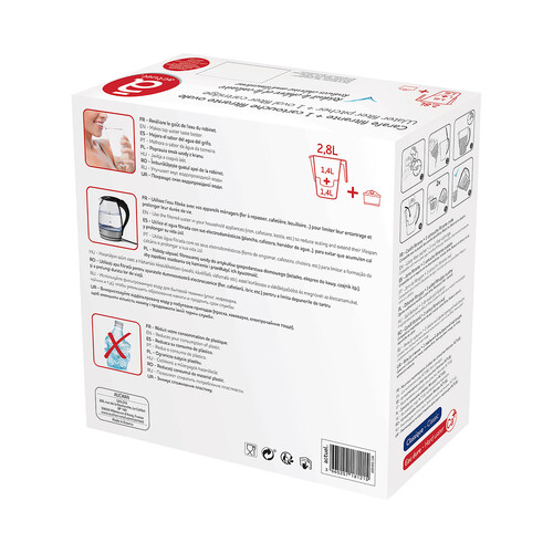 Jarra filtrante 2,8 litros con filtro incluido, ACTUEL.