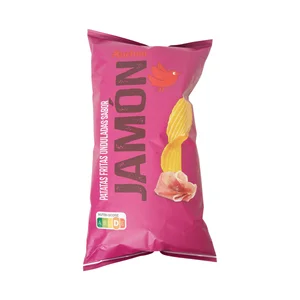 PRODUCTO ALCAMPO Patatas fritas onduladas con sabor jamón PRODUCTO ALCAMPO 160 g.