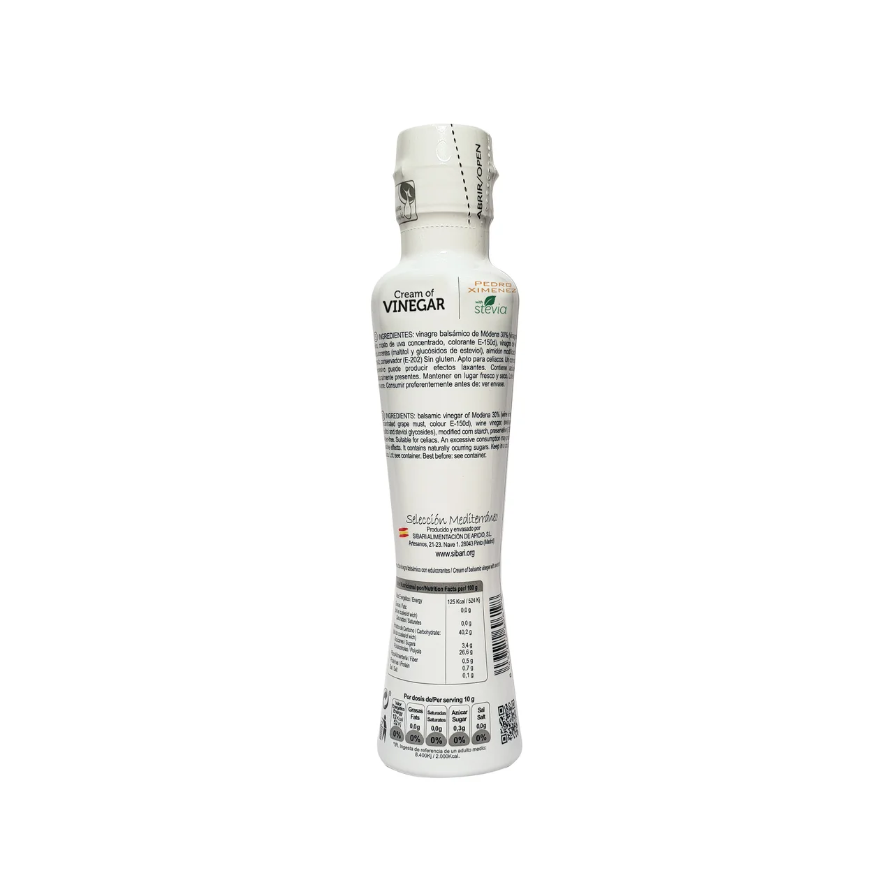Crema de vinagre al Pedro Ximénez 225 g