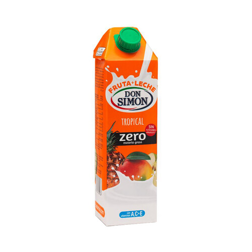 Leche con zumo de frutas tropicales DON SIMÓN Funciona max 1 l.