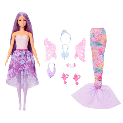 BARBIE Muñeca con looks diferentes