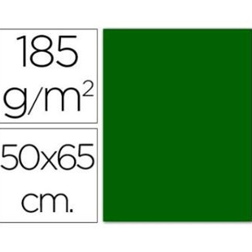 Cartulina Iris verde 185g 50x65cm CANSON.