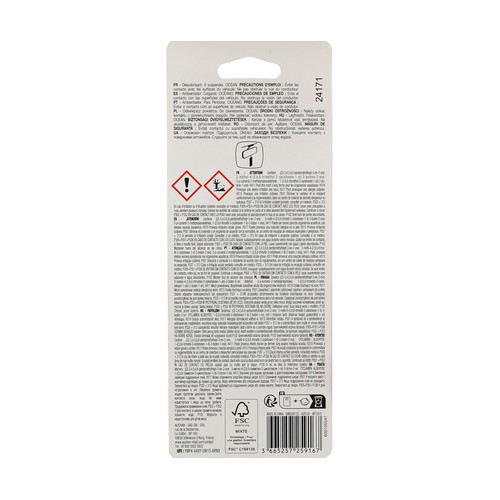 Ambientador papel para colgar fragancia ocean, AUCHAN.