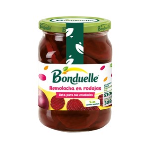 BONDUELLE Remolacha en rodajas frasco de 305 g