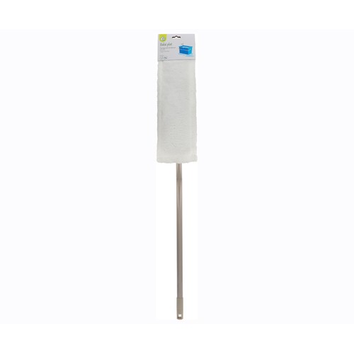 PRODUCTO ECONÓMICO ALCAMPO Mopa de microfibra con palo de 120 cm.