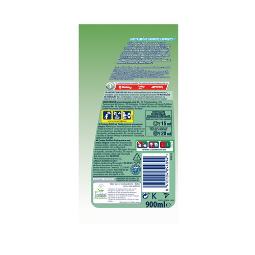 FINISH Detergente para lavavajillas  60 lav. 900 ml.