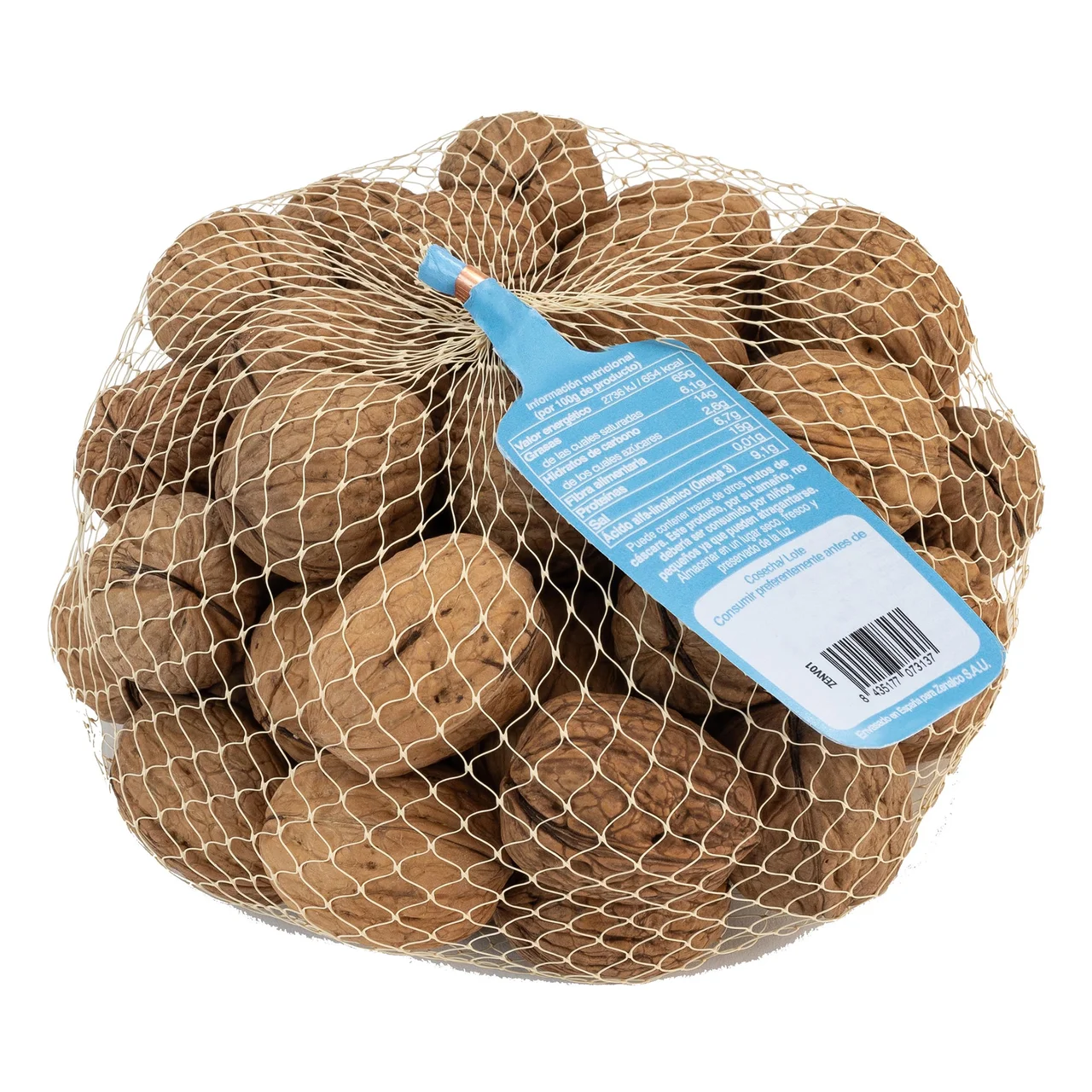ALCAMPO CULTIVAMOS LO BUENO  Nueces con cáscara de orgien español 500 g.