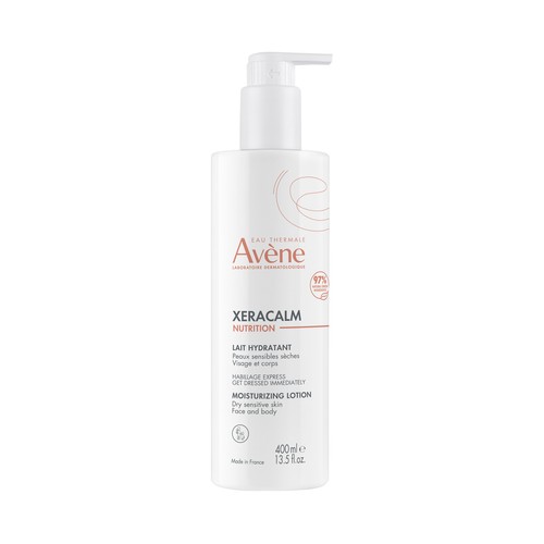 THERMALE AVÉNE Xeracalm Loción hidratante y nutritiva para pieles sensibles y muy secas 400 ml.