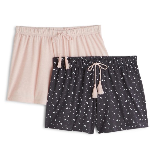Lote de 2 pantalones cortos de pijama para mujer IN EXTENSO, talla S.