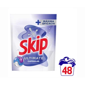 SKIP Detergente en cápsulas 48 lavados máxima eficacia