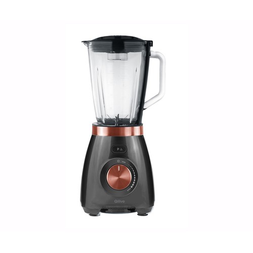 Batidora de vaso QILIVE Q.5810, 1300W, velocidad variable, jarra de cristal de 1,5L, pica hielo.