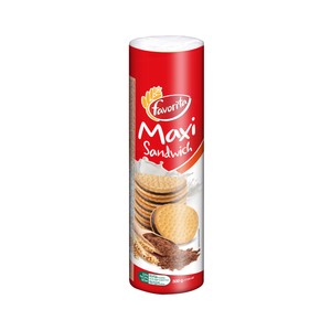 Imagen de FAVORITA Maxi sandwich Galletas rellenas de chocolate 500 g