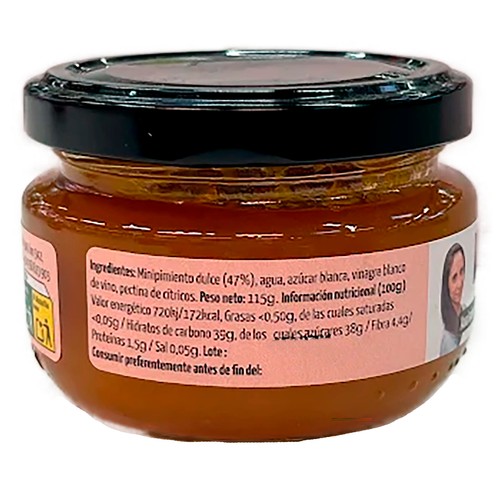 LA PALMA Mermelada de mini pimientos 115 g.