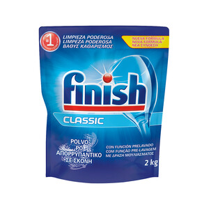 FINISH Detergente en polvo para lavavajillas FINISH CLASSIC 2 kilogr,