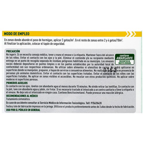 ORION Jeringa hormigas