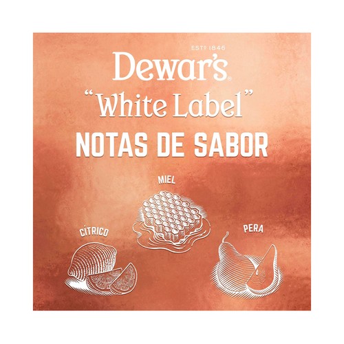 DEWARS White label Whisky blended escocés botella 1.75 l.