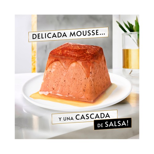 PURINA GOURMET Alimento gatos húmedo, mousse con pollo PURINA GOURMET 4 uds. x 57 g.