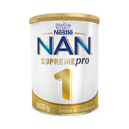NAN Supreme pro 1 Leche en polvo de inicio desde el primer día 800 g.