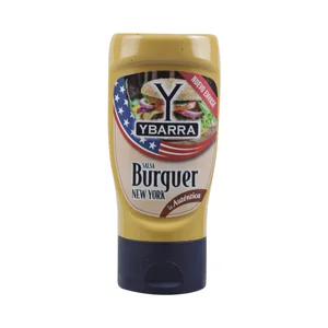 YBARRA Salsa burger New York especial para hamburguesas 250 ml.
