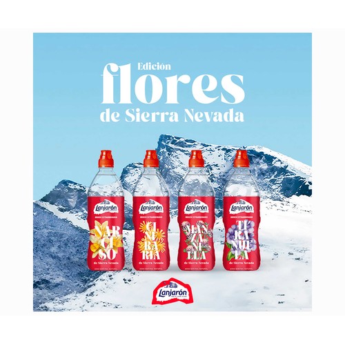 LANJARÓN Sport  Agua mineral botella de 75 cl.