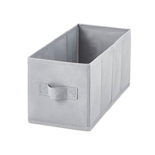 Cesta rectangular para ropa, color gris, ACTUEL.