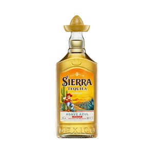 Tequila reposado hecho en México con agave azul botella 70 cl.